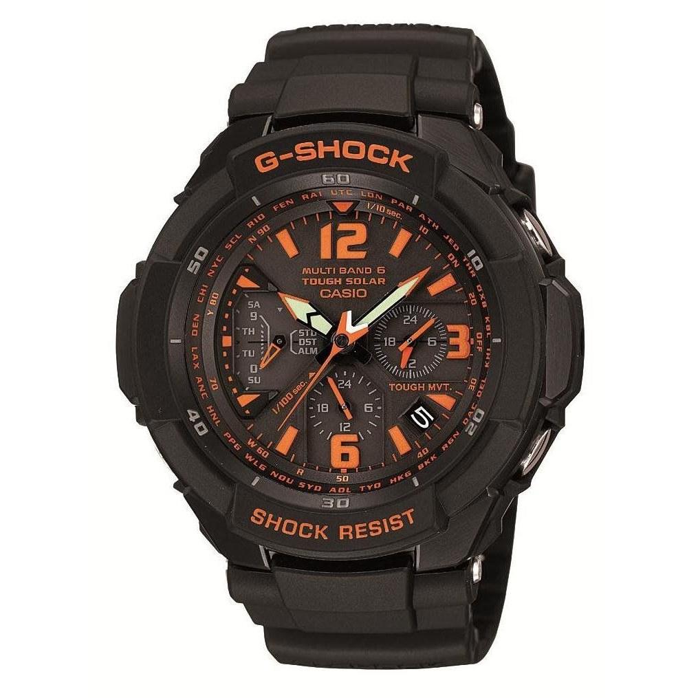 Casio wristwatch G-Shock GRAVITYMASTER radio solar GW-3000B-1AJF mens black