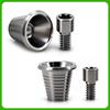 Nobel Biocare Compatible TiBase Titanium Dental Implant Abutment with Transfer Post Protection Cap