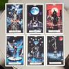 Skeleton Tarot Deck 10.3*6cm - 78 Pcs Gothic Skeleton Art Tarot Cards for Divination, Dark Fantasy Skull & Bone Theme