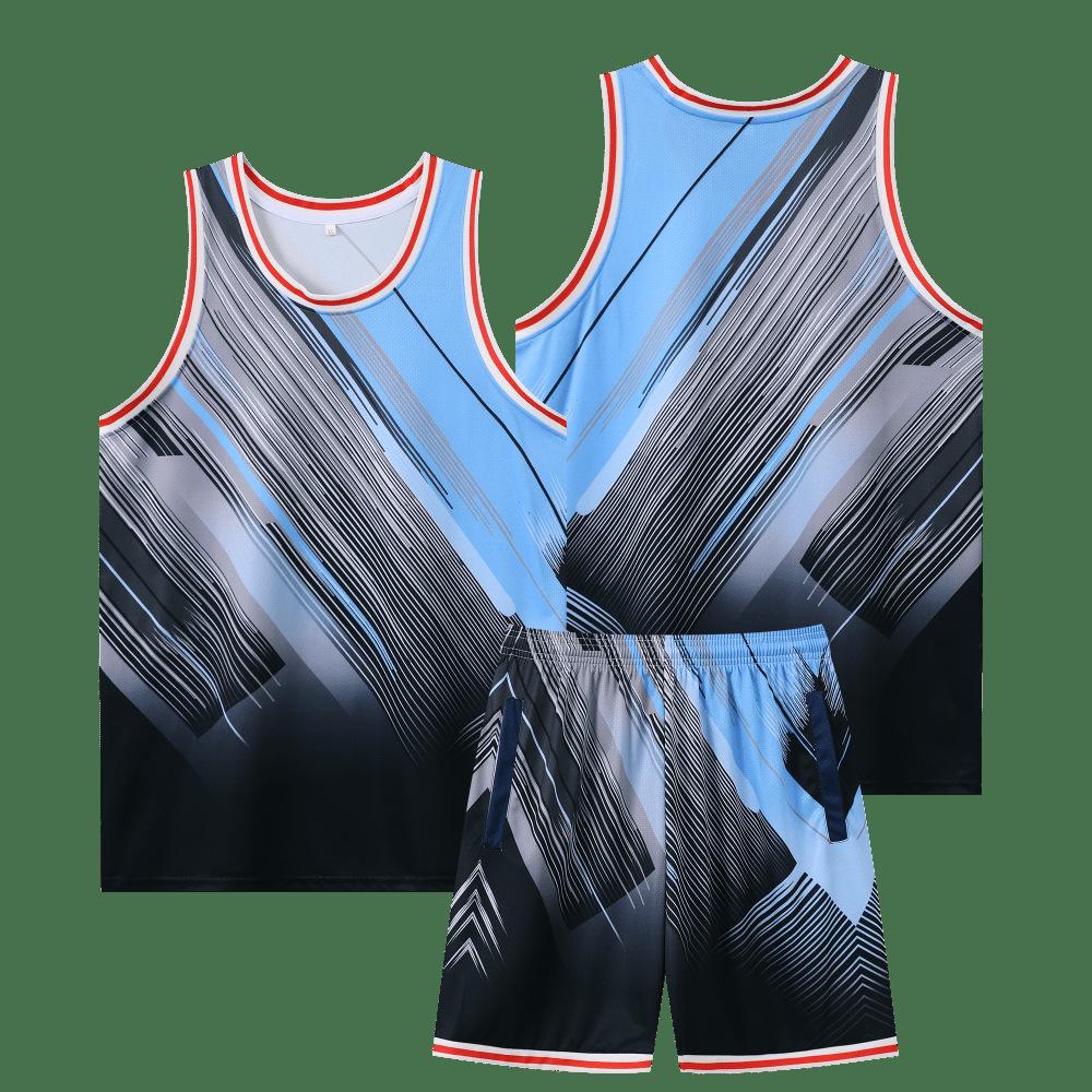 Gradient Camouflage Basketball Team Uniforms for College Students - Men's and Women's Custom Jerseys