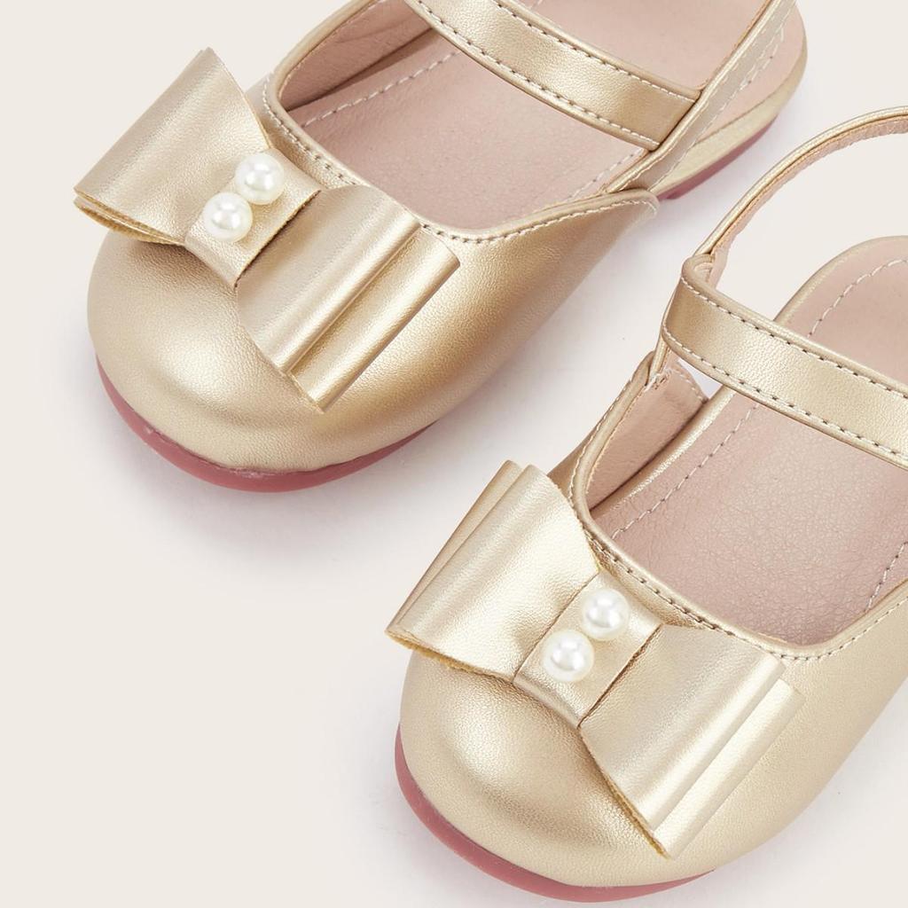 Frühling 2026 Kleinkind Mädchen Flache Rückenlosen Schleife Schuhe - Vielseitig & Modisch Prinzessinnen Stil