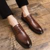 Flat Casual Men's Leather Shoes Comfortable Classic Minimalist Style Leisure Business Party Office Wedding Groom Shoes 38-46 Hot