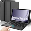 Compatible Samsung A9+ Tablet Case with Touchpad Wireless Bluetooth Keyboard for S10, A11+ Pen Slot FE Shell