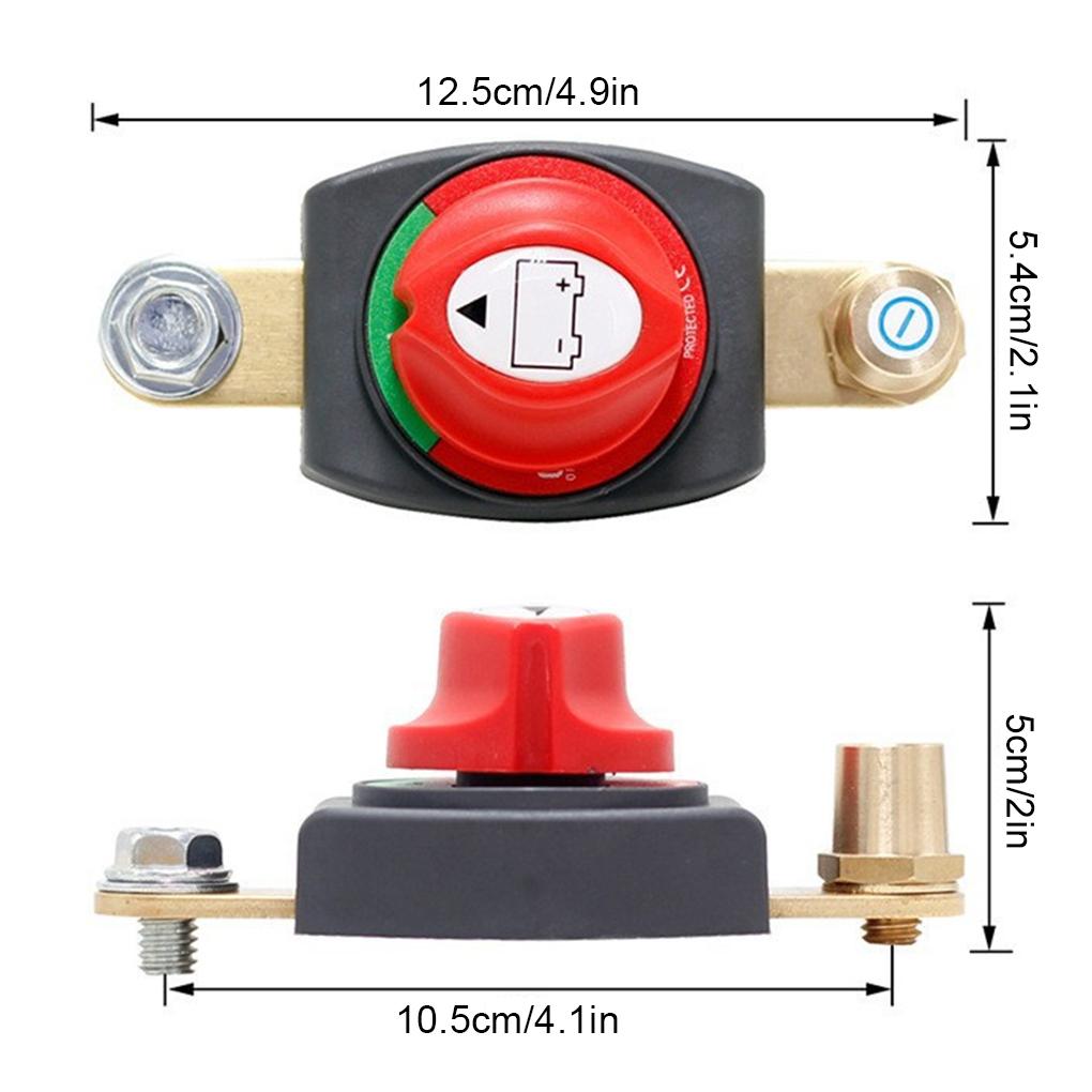 Top Post Battery Disconnect Switch Battery Disconnect Switch RV And Boat Negative Vehicle On/Off