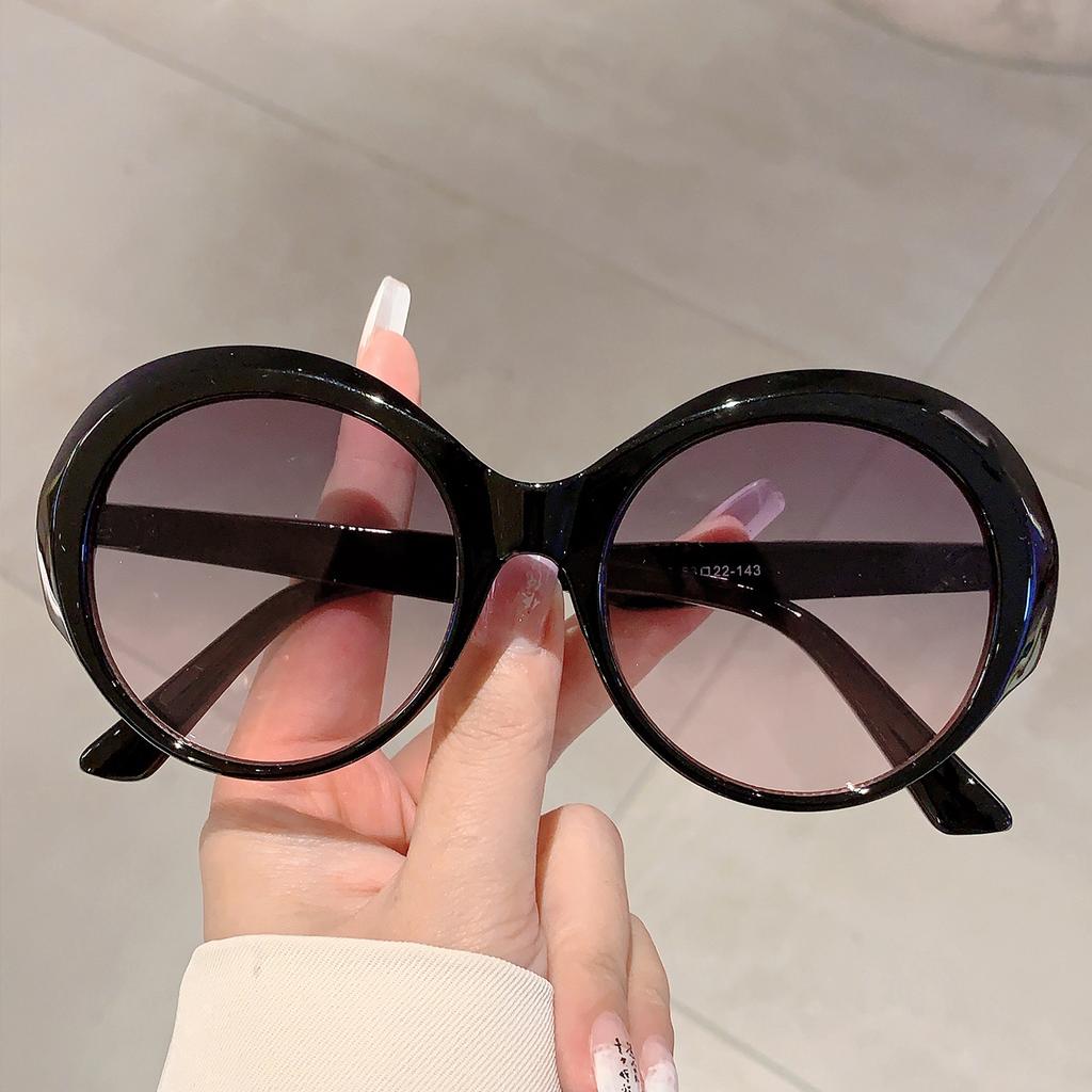 Vintage Round Sunglasses Women Fashion Gradient Multicolor Outdoor Shades Ins Trendy Stylish Brand Design Sun Glasses