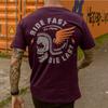 2024 Fallow Trendy Element Men's T-shirt Summer Shirt Tops Graphic Fallow Hipster Short-sleeve Tees Loose Fashion Men Clothing