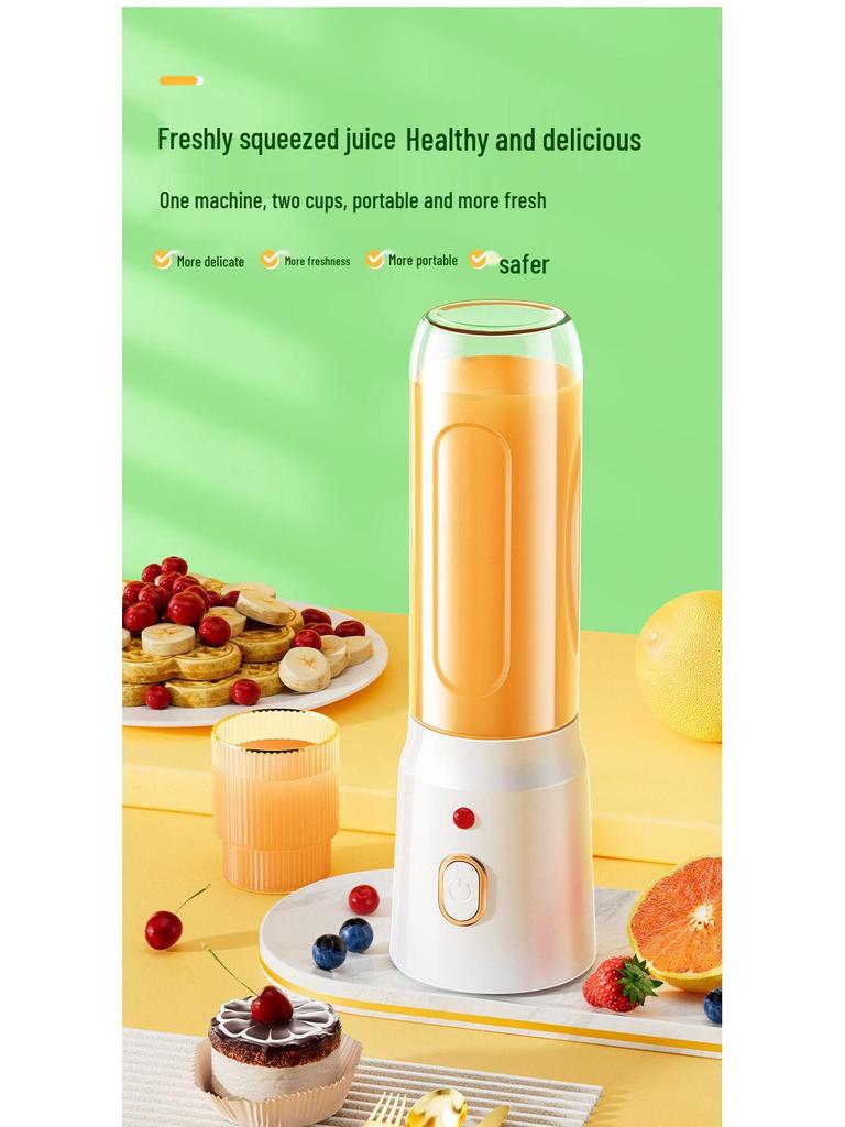Vaso Licuadora Exprimidor Eléctrico Multifuncional Portátil de Alta Eficiencia
