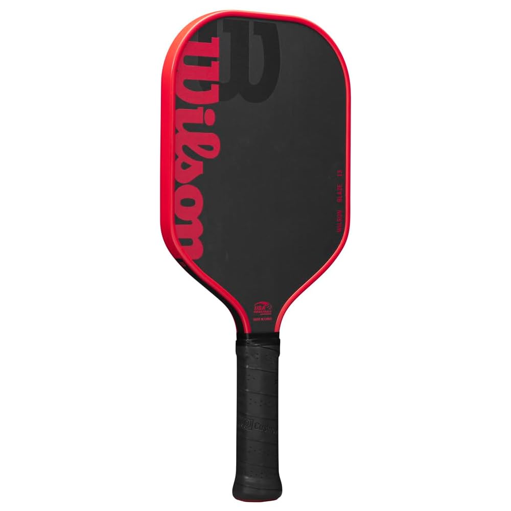 Wilson Blaze Pickleball Paddle Black/Red WR157911U2 Lightweight Durable Design 400g