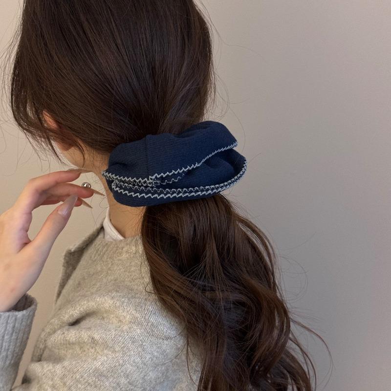 High-end Red Oversized Wool Knitted Hairband Headband Looks Great On Everyone