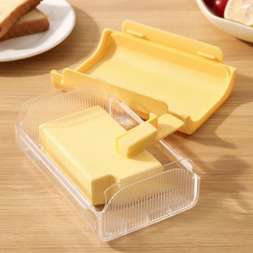 Anti-odor Butter Dish Plastic Butter Tray Kitchen Gadget Butter Container  Refrigerator