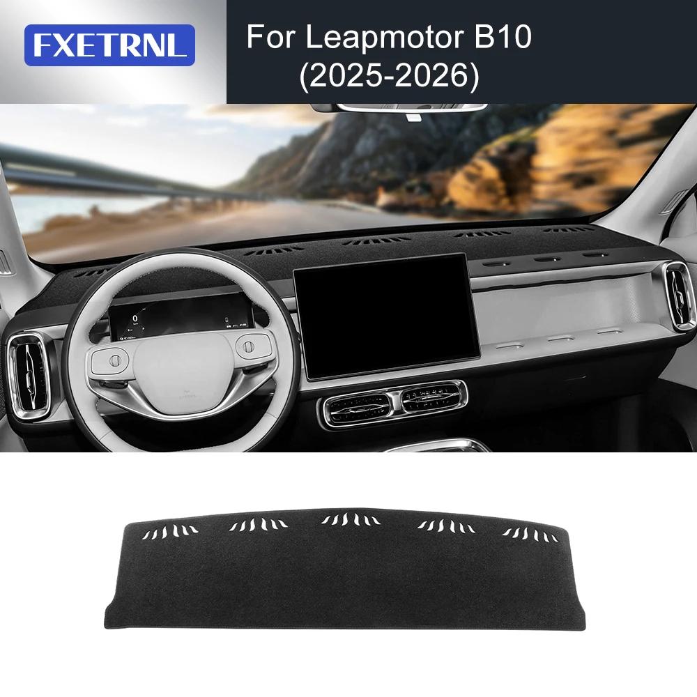 Premium Flannel For 2025 2026 Leapmotor B10 Car Dashboard Cover Mat Avoid Light Pad Anti-UV Case Carpet