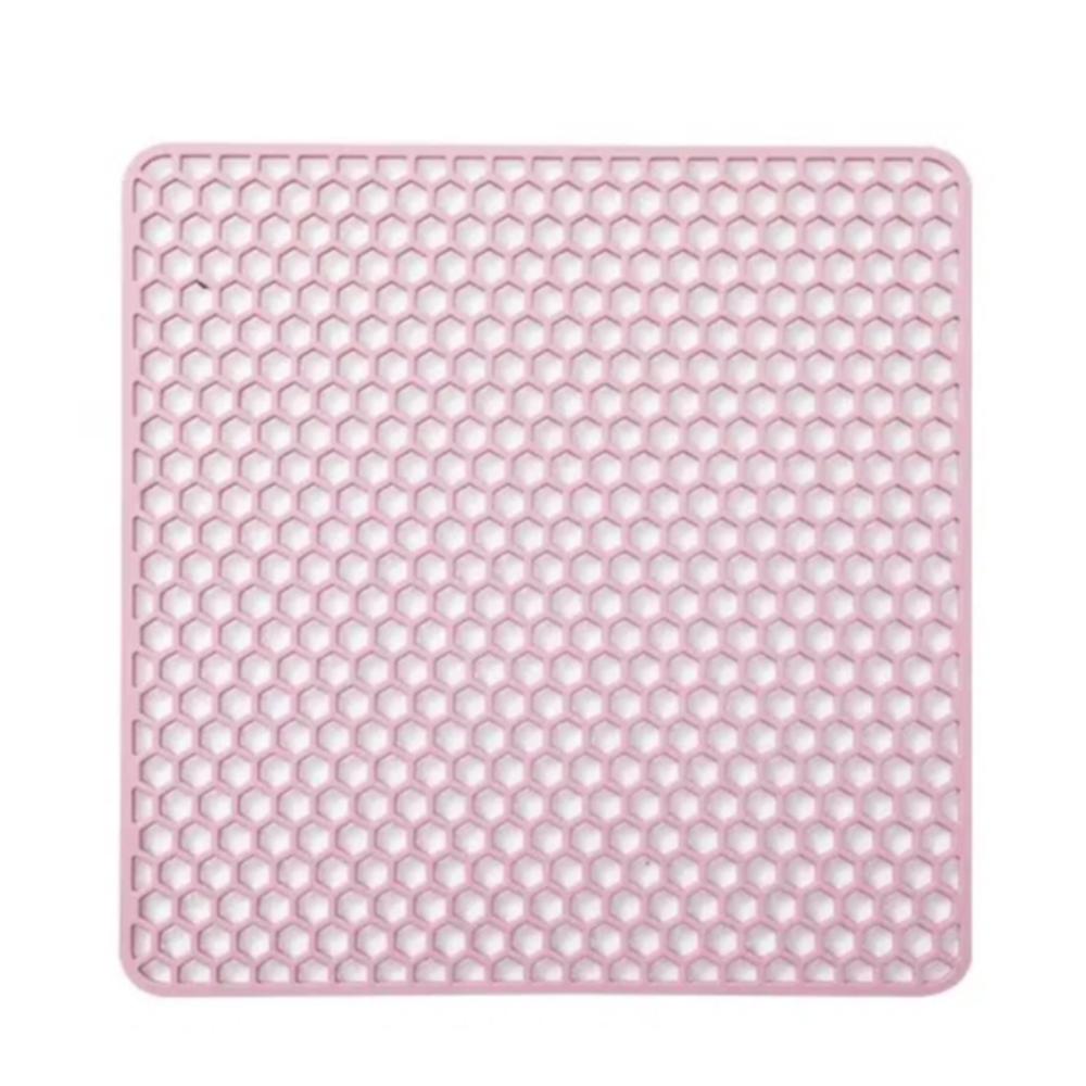 Non-slip Sink Mat Protectors Fast Draining Heat-resistant Mat  for Bottom of Kitchen Sink