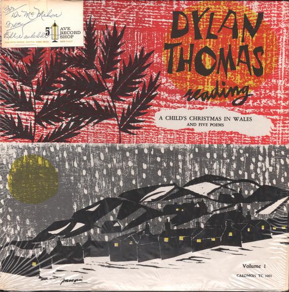 Виниловая пластинка DYLAN THOMAS Чтение Том 1 TC1002 Caedmon Records 1964 США Звуковые эффекты Природа Использованная