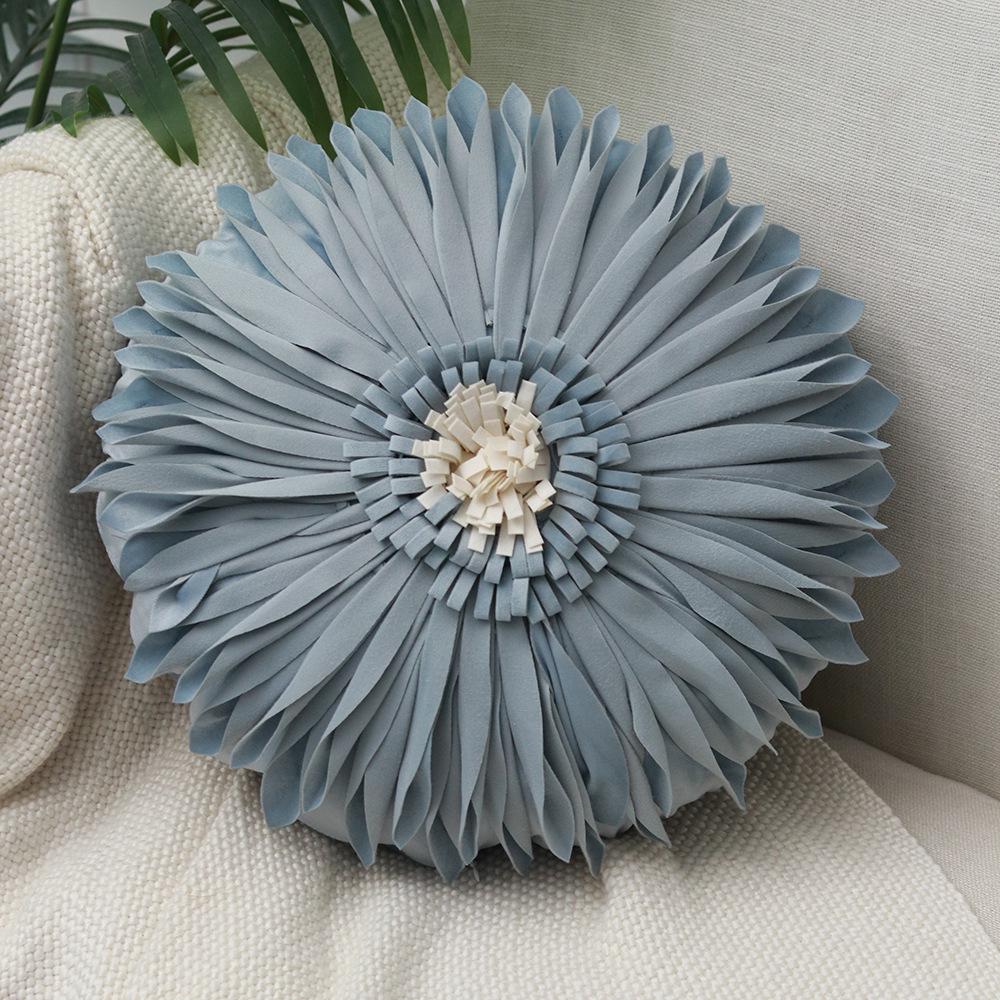 Nordic Minimalist Floral Throw Pillow Cover – Modern, High-End, Comfortable Design for Living Room & Bedroom