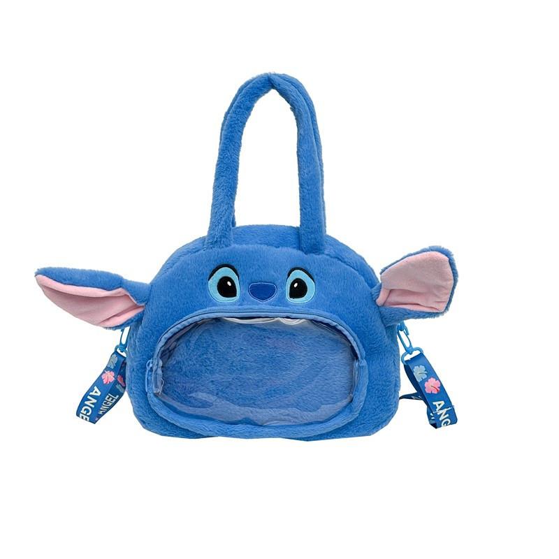 Stitch Fashionable Lilo Plush Girl Bag Large Capacity Material Daily Occasion