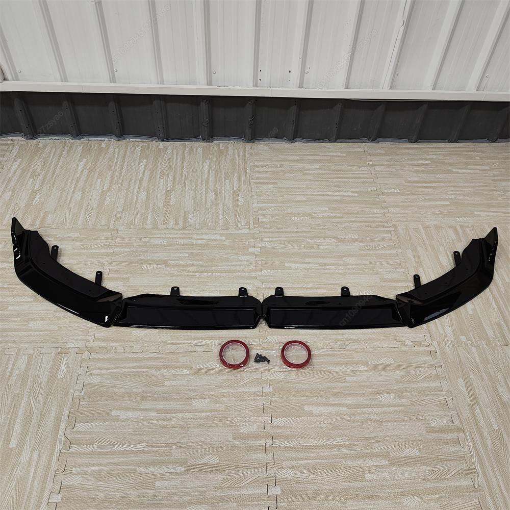 Front Bumper Lip Spoiler Splitter Diffuser For BMW 5 Series G60 G61 520d 520i 530e 550e i5 M60 M-Sport 2023-2025+ Bodykit Tuning