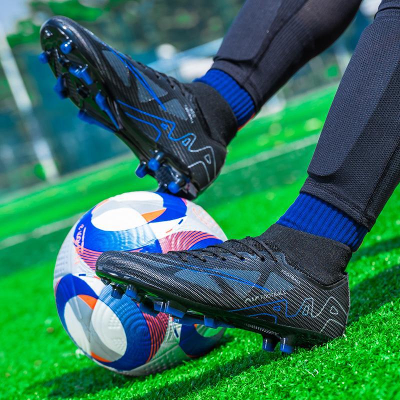 Neue High-Top-Fußballschuhe für männliche jugendliche Schülerinnen und Schüler, TF-Stollen, AG-Stollen, Fußballschuhe für den Wettkampf