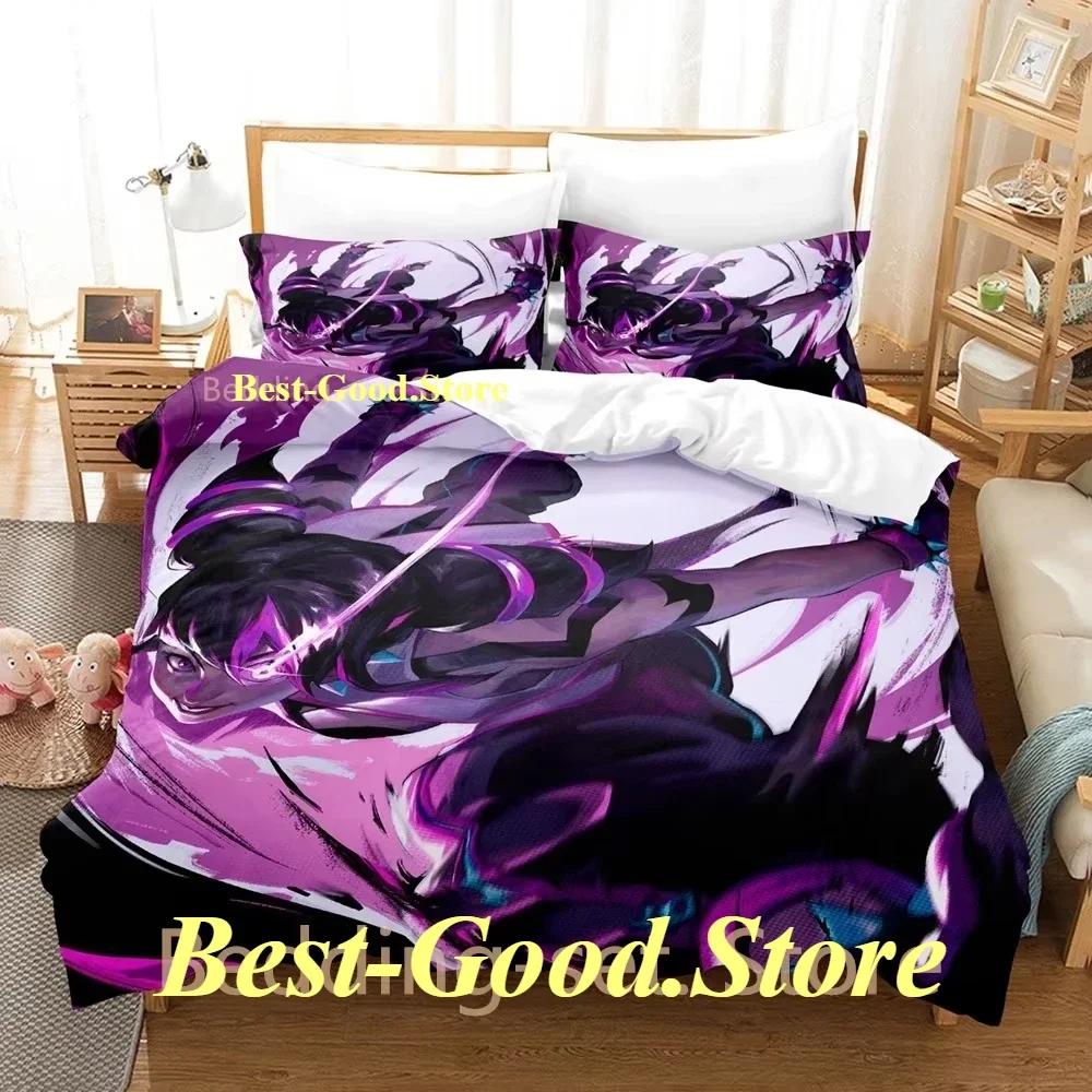 Hip Hop Game Juri Han Bedding Set Printed Bed Set With Pillowcase Bed Duvet Cover Soft Single Double Queen Super King Size