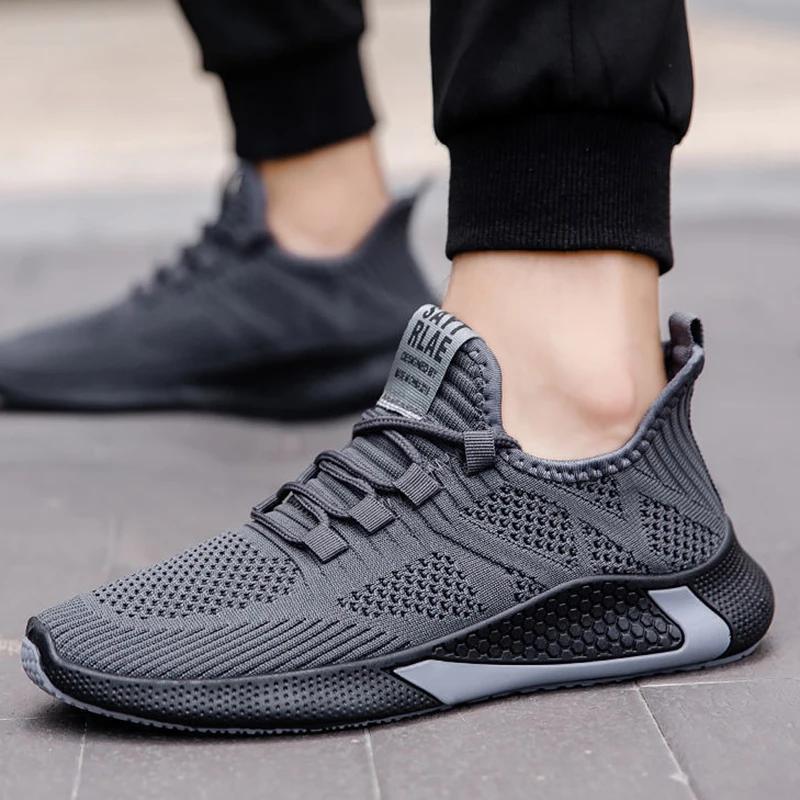 Adidași Bărbați Plasă Respirabilă Pantofi Casual Negru Alb Pantofi cu Platformă Adidași Fashion Pantofi de Lux pentru Bărbați Tenis Bărbați Mărimea 39-44