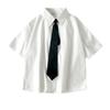 FiveFive Women Korean White Shirts with Tie