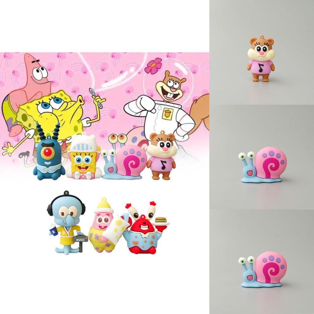 Spongebob Schwammkopf Herr. Krabs Actionfigur Modell Mit Schlüsselanhänger Für Heimdekor Liebhaber
