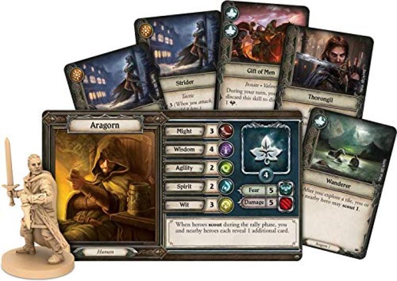 The Lord of the Rings Strategy Board Game by Fantasy Flight Games Cooperative Adventure for Ages Minutes Playtime - 1-5 Players, 14+, 60+