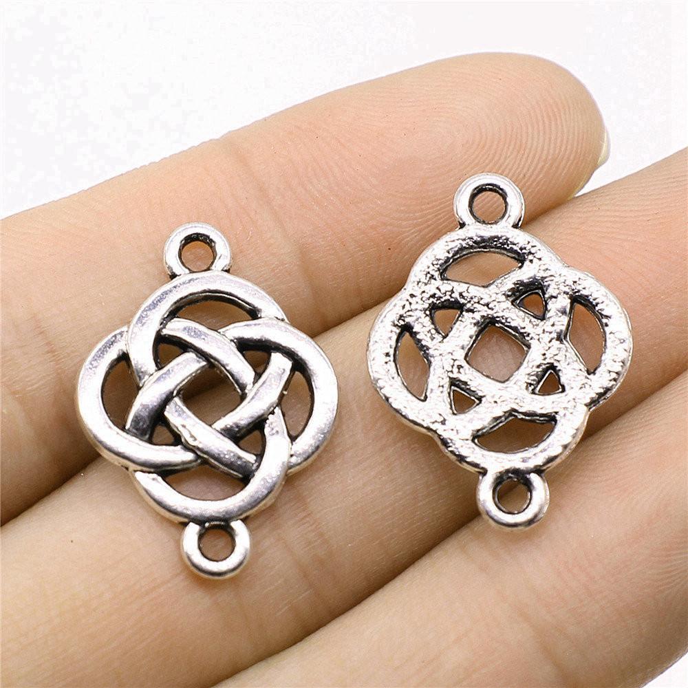 

Китайський вузол Підвіски з китайськими ієрогліфами Чоловічі прикраси Елегантні Розпродажні товари A22-5pcs-18x25mm