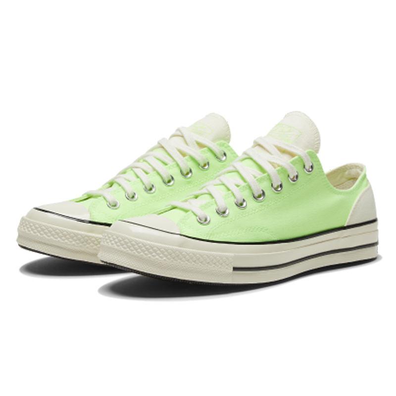 Converse 1970s Psychedelic Hoops Chuck Casual Comfort Low-Top Canvas Shoes Unisex Bright Green