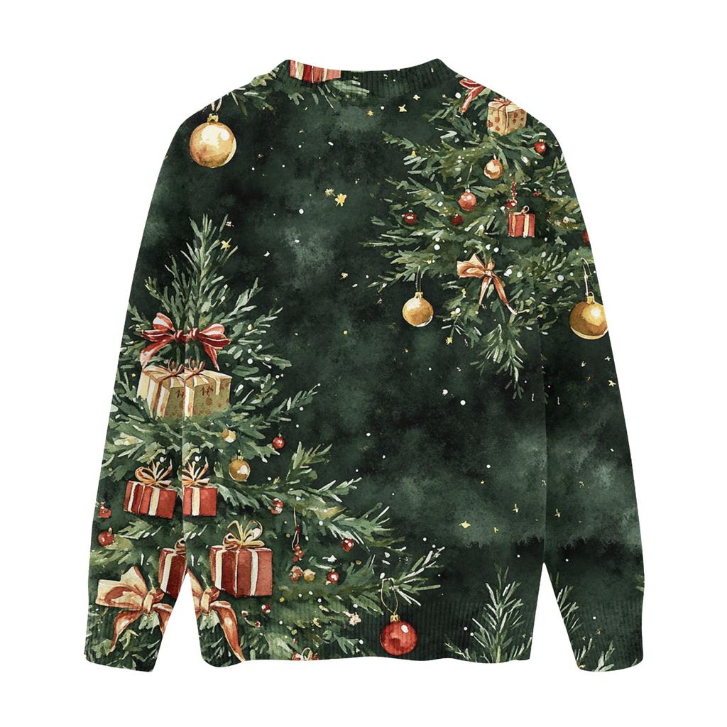 Christmas Day Sweatshirts For Children Boys And Girls Knit Sweater Cute Shirt Fall Crewneck Pullover Tops