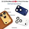 For IPhone 13 Pro 14 15 Pro Max Phone Case Camera Protective Film Metal Lens Cover Change To IPhone 17 Pro /17 Pro Max