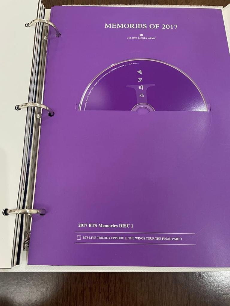 [USED] BTS MEMORIES OF 2017 CD DVD with Japanese Subtitles