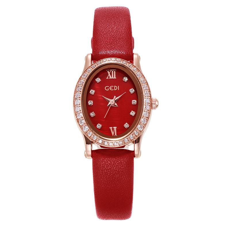 Belt Women'S Watch Fashion Temperament Diamond Watch Small Dial Quartz Waterproof Women'S Watch