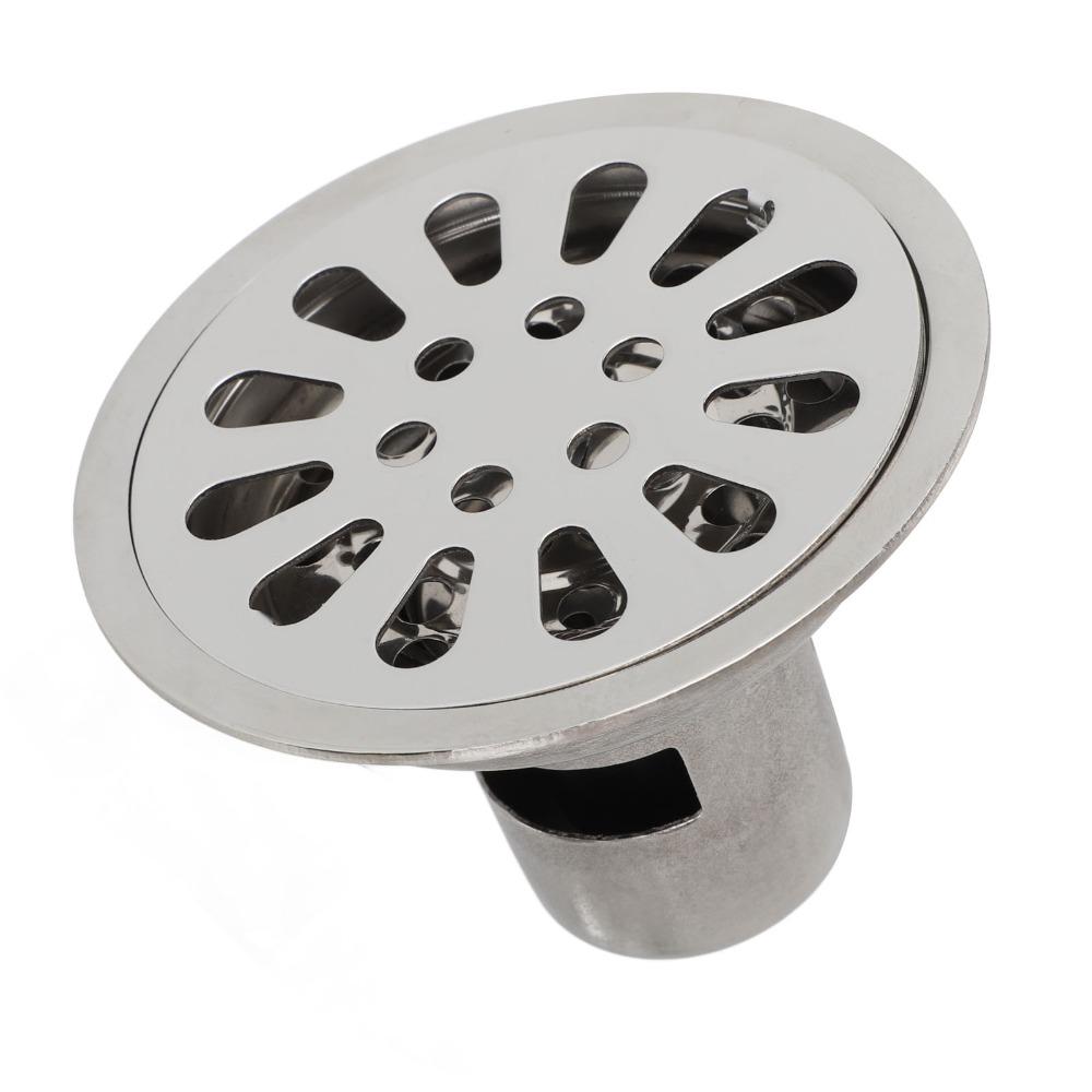 3.54 Inch Diameter Shower Drain 304 Stainless Steel Odor Resistant Drain Kit  Bathroom