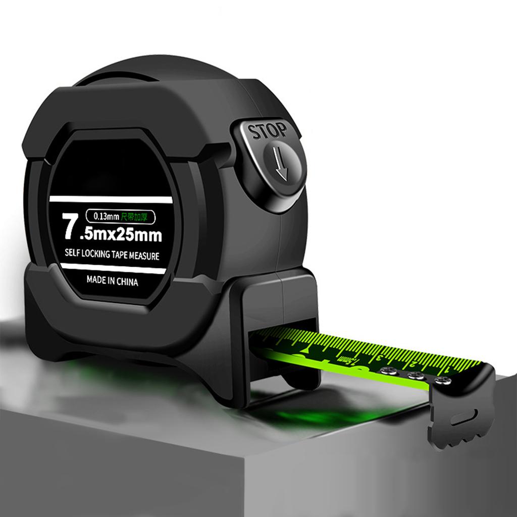 Flexible & Durable ABS Tape Measure with Clear Scale & Fluorescent Coating Reliable Self Locking Tape Measure for Home