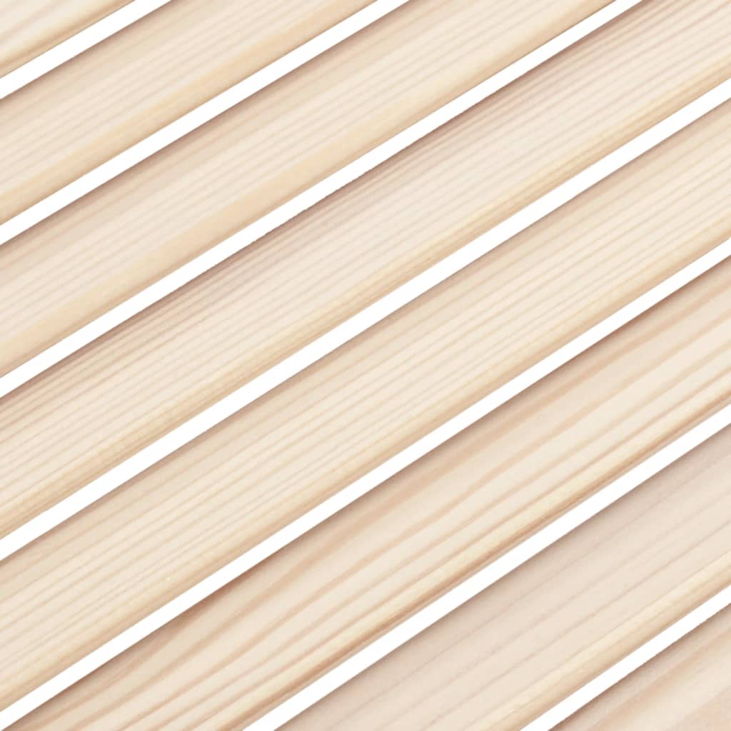 Slatted Design Cabinet Door 39.5 X 49.4 Cm Solid Pine Wood