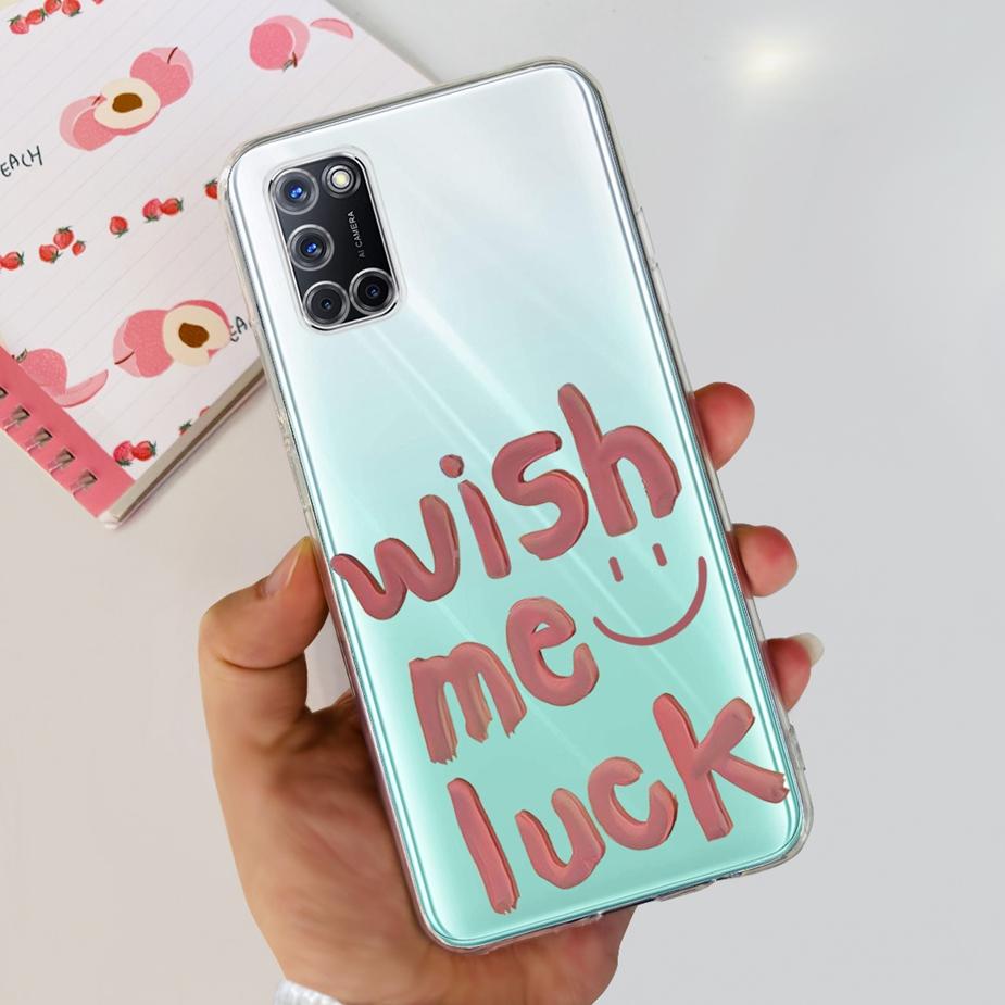 For Oppo A52 A72 A92 Case Cute Fashion Painted Cover Soft Silicone Phone Case For Oppo A92 A 52 72 OppoA52 OppoA72 Fundas Bumper