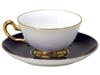 Okura Pottery 100th Anniversary Blue Rose Cup & Saucer, Coffee/Tea, Approx. 195cc, Made In Japan, 6c/8011-r