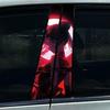 1/2pcs Anime Lovely Girl Car Stickers DIY Car B-pillar Cover Scratches Waterproof Durable Decoration Auto PET Decals