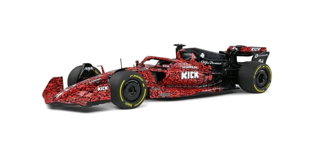Kyosho Solido Alfa Romeo F1 Team X Boogie Art Car 2023 Finished Model S1810203 1/18