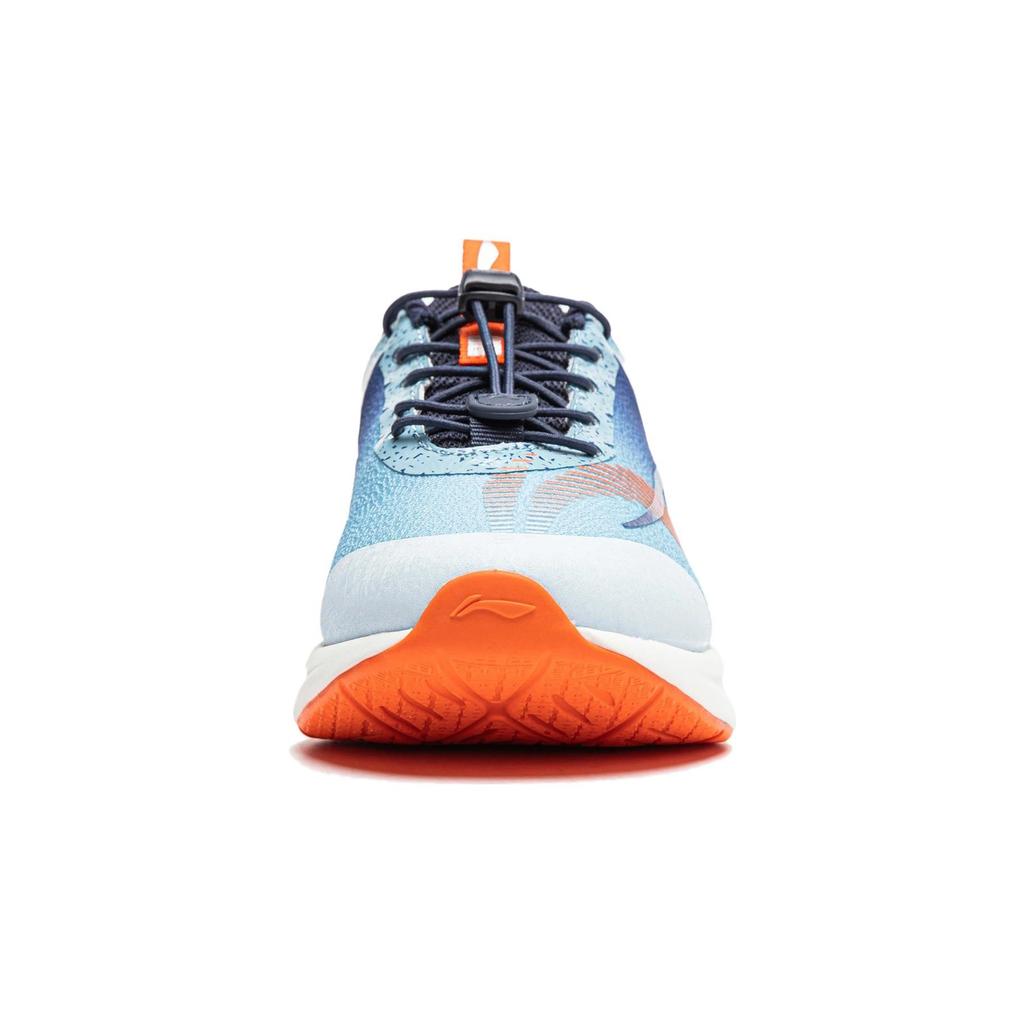 Li Ning Kids Lightweight High Resilience Shock Absorbing Wear Resistant Low Top Running Shoes Kids Running Shoes Sky-Blue YKFT094-5