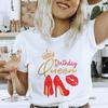 Women T-shirt 40th Fabulous Tees Ladies 40th Birthday Queen Party Shirt Fashion Graphic Tops Casual Aesthetic Female Clothing