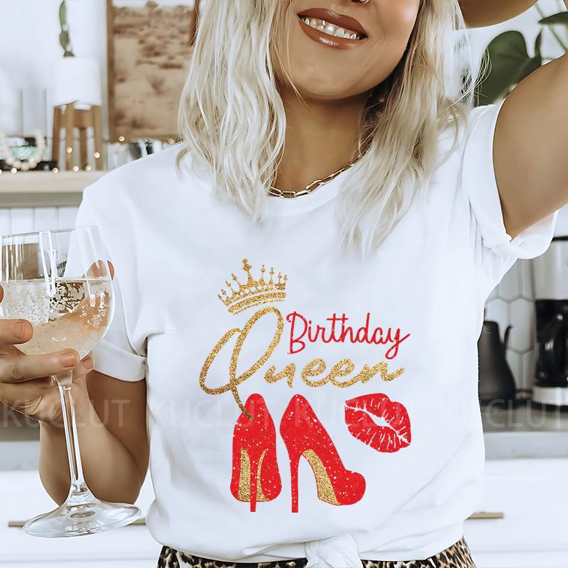 Women T-shirt 40th Fabulous Tees Ladies 40th Birthday Queen Party Shirt Fashion Graphic Tops Casual Aesthetic Female Clothing