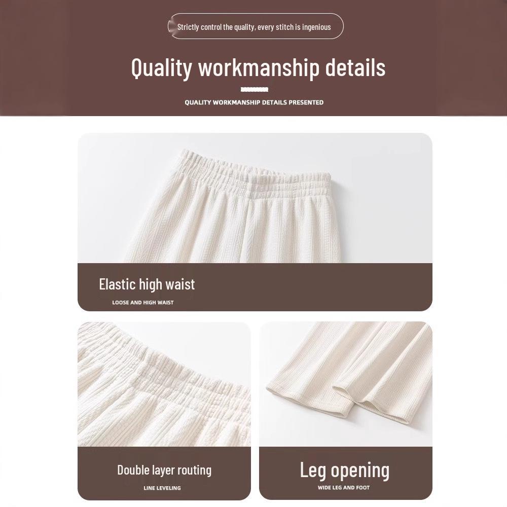 Dark Gray Petite High-Waisted Fleece-Lined Straight-Leg Herringbone Pants for Women - Autumn/Winter.