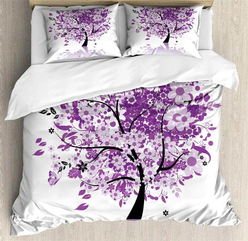 Premium Moon And Sun Duvet Cover Black And White Bedding Soft Tree Of Life All Galaxy Stars Mandala Tribal Quilt Cover Decor For Women