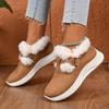 Women'S Slip-On Snow Boots Lightweight Warm Winter Shoes with Cushioned PVC Sole