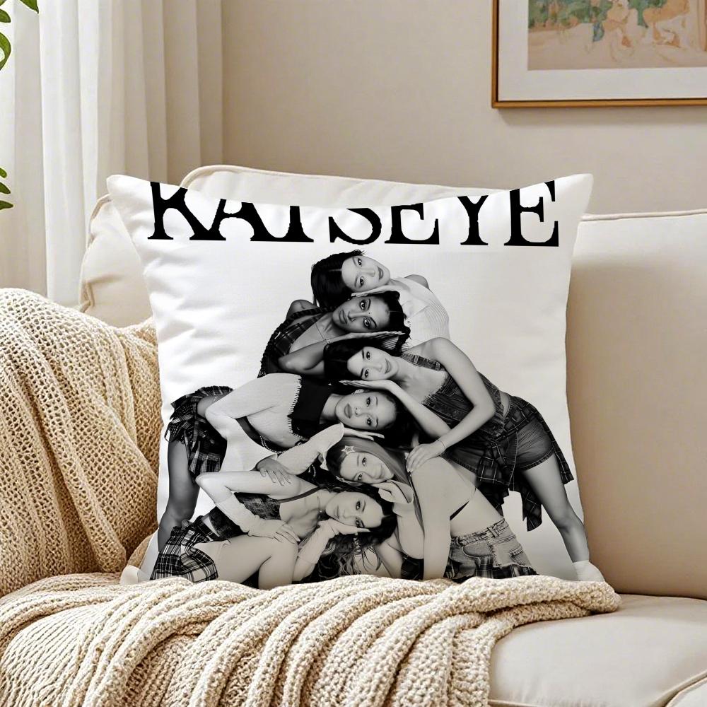 Band glamourös KKKATSEYE Kissenbezug Kissenbezug Milbenschutz Wohnzimmer Sofa Dekor Kissen Zimmer