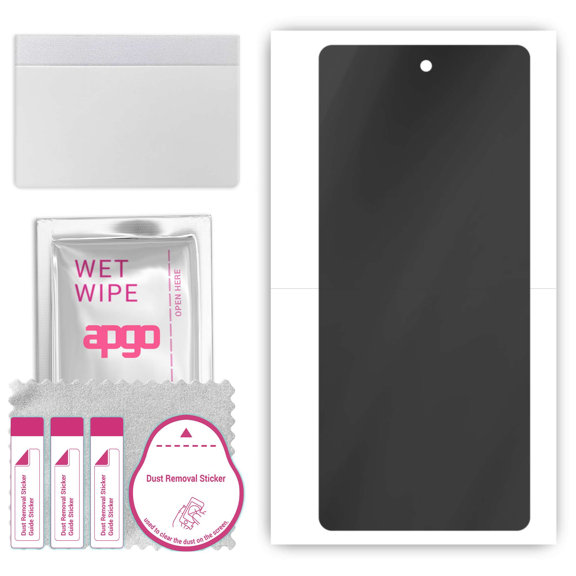 

apgo Hydrogel Privacy Matte Screen Protector для Vivo X Fold Plus, антишпигунська плівка, гідрогелева плівка, гнучкий, м’який ТПУ з позиціонуючим шаром, легке встановлення