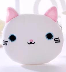 Women's Cute Coin Wallet Cartoon Soft Plush Small Coin Purse Bag for Women Penguin Animal Zippper Coin Money Card Purses Cases