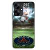 Custom Phone Case - MANIACASE - Xiaomi Redmi 13C 5G - TPU Silicone - Paris Saint Germain Pattern - Black