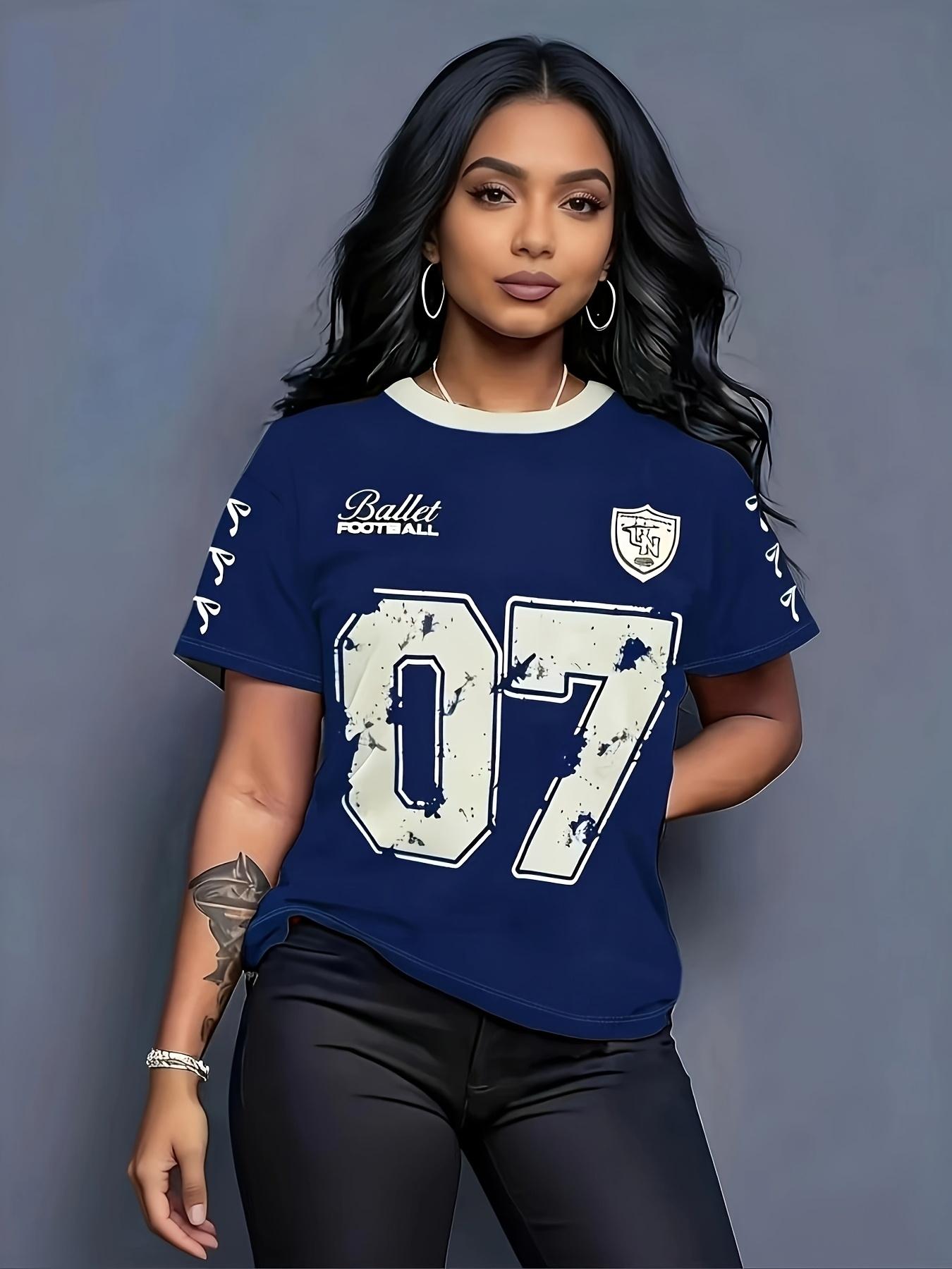 

European And American Style Elegant Women S Casual Short-Sleeve Top. No. 07 Printed Color-Block Short-Sleeve T-Shirt. Summer Short-Sleeve Casual Round 2XL